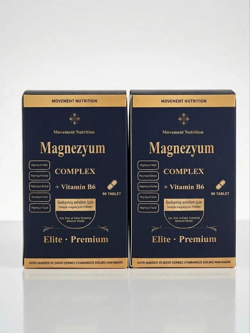 Magnezyum Complex Vitamin B6 90 Tablet 2 Adet