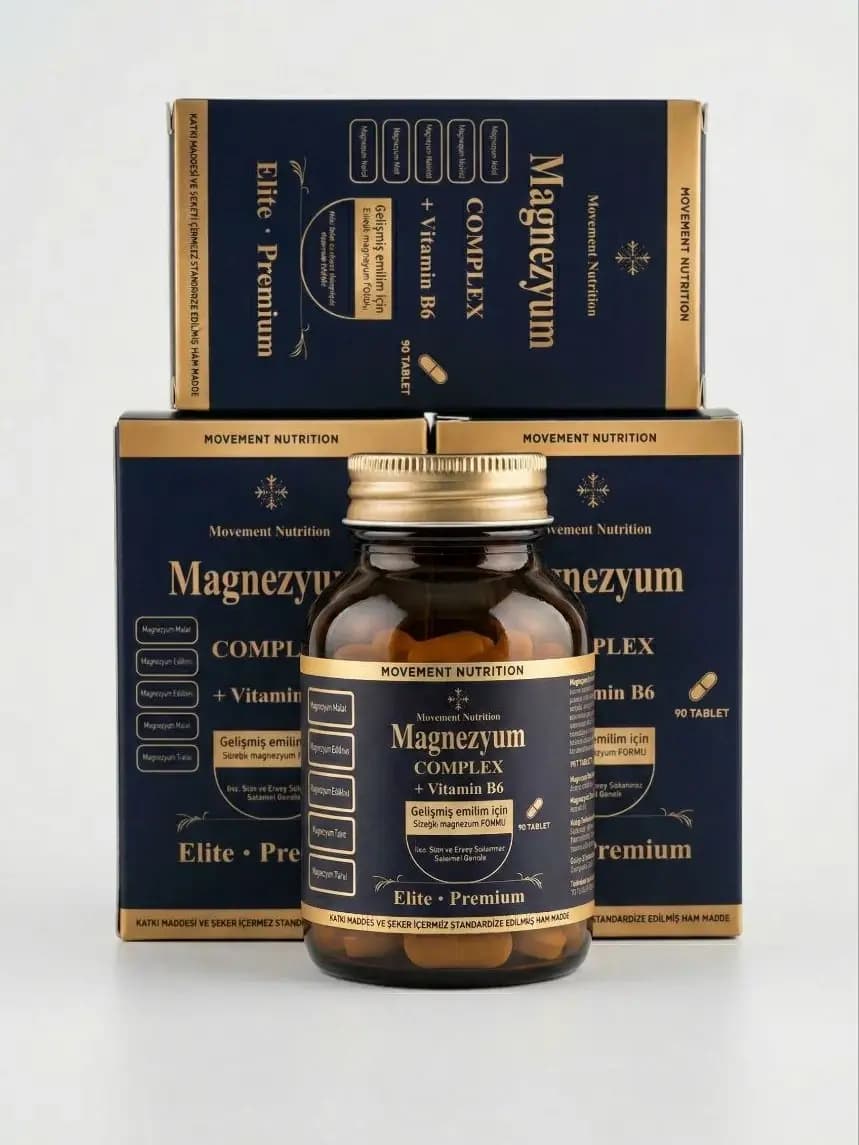 Magnezyum Complex Vitamin B6 90 Tablet 3 Adet
