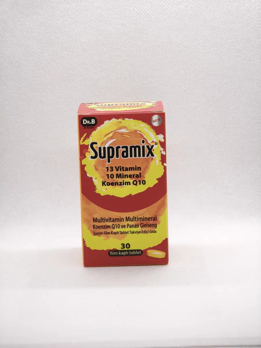Multivitamin & Multimineral Koenzim Q10 Panax Ginseng İçeren Takviye Edici Gıda